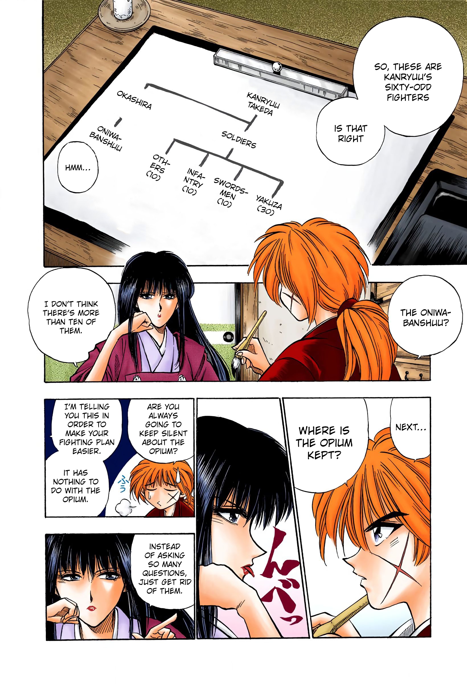 Rurouni Kenshin: Meiji Kenkaku Romantan - Digital Colored Comics - Vol.3 Chapter 17: Attack Of The Oniwaban