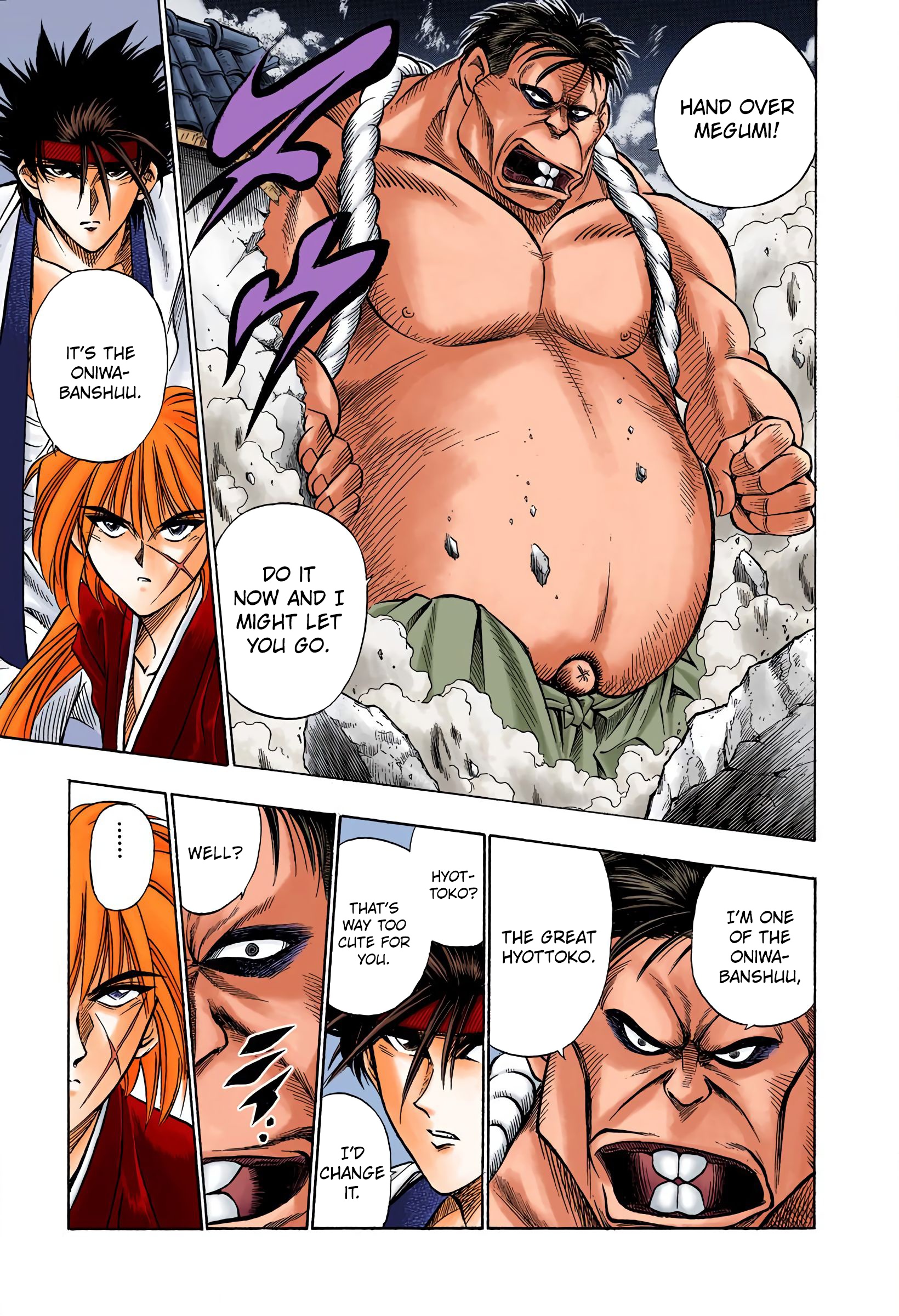 Rurouni Kenshin: Meiji Kenkaku Romantan - Digital Colored Comics - Vol.3 Chapter 17: Attack Of The Oniwaban