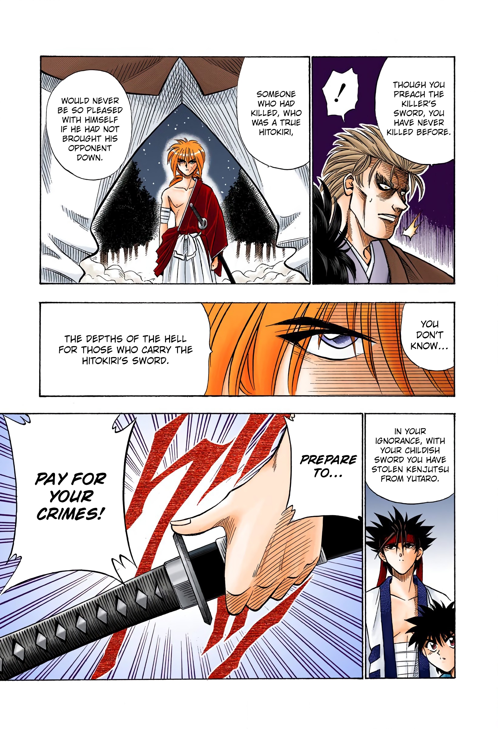 Rurouni Kenshin: Meiji Kenkaku Romantan - Digital Colored Comics - Vol.6 Chapter 42: You Don't Know