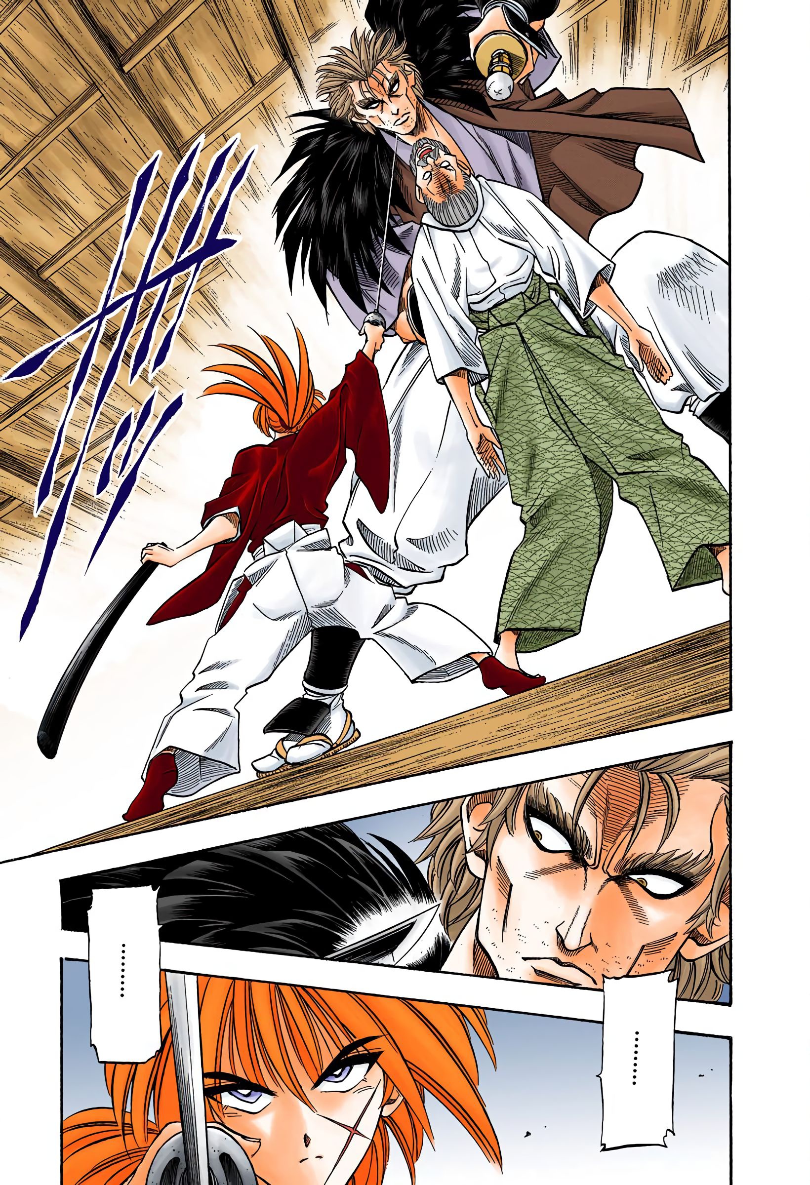 Rurouni Kenshin: Meiji Kenkaku Romantan - Digital Colored Comics - Vol.5 Chapter 35: This Man, Raijuuta