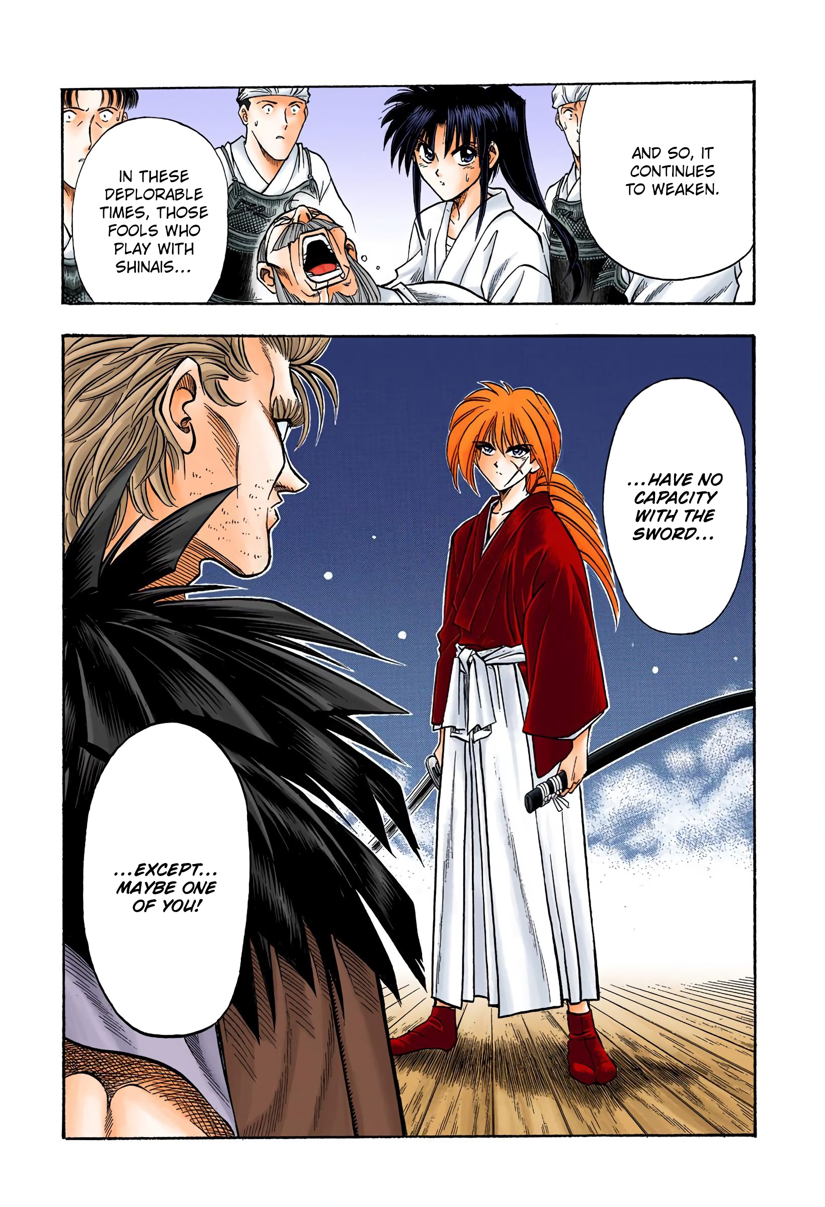 Rurouni Kenshin: Meiji Kenkaku Romantan - Digital Colored Comics - Vol.5 Chapter 35: This Man, Raijuuta