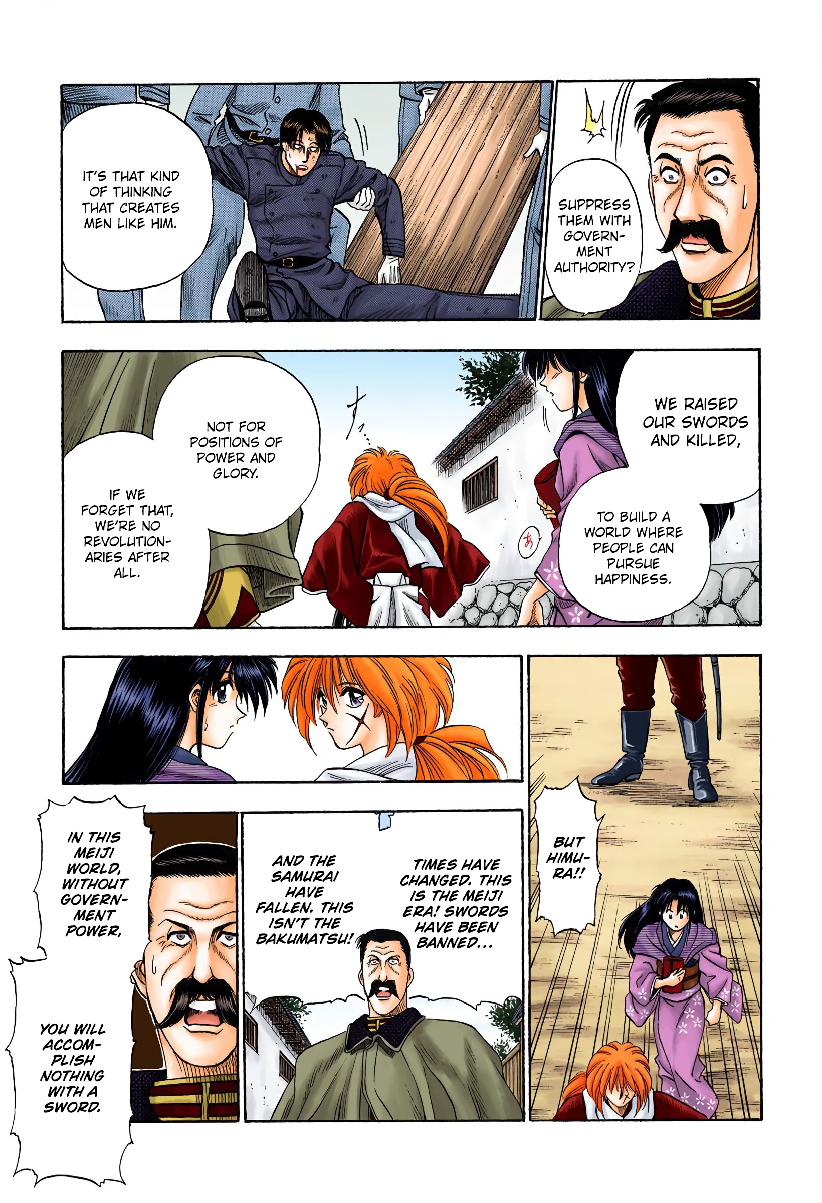 Rurouni Kenshin: Meiji Kenkaku Romantan - Digital Colored Comics - Vol.1 Chapter 2: Rurouni In The City