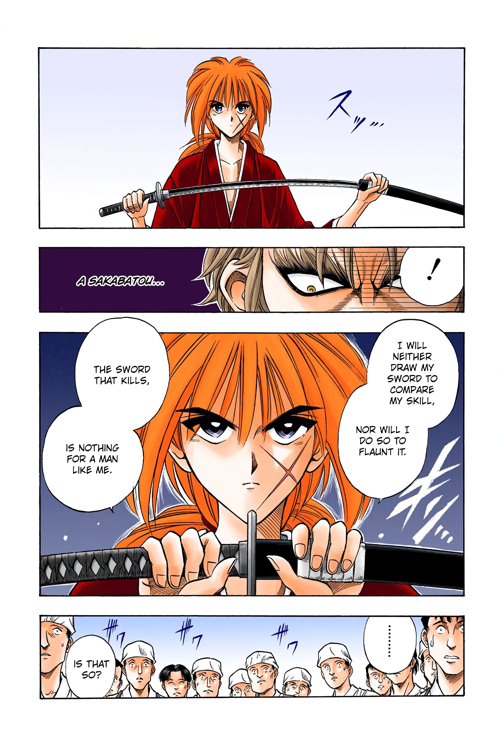 Rurouni Kenshin: Meiji Kenkaku Romantan - Digital Colored Comics - Vol.5 Chapter 36: The Secret Sword