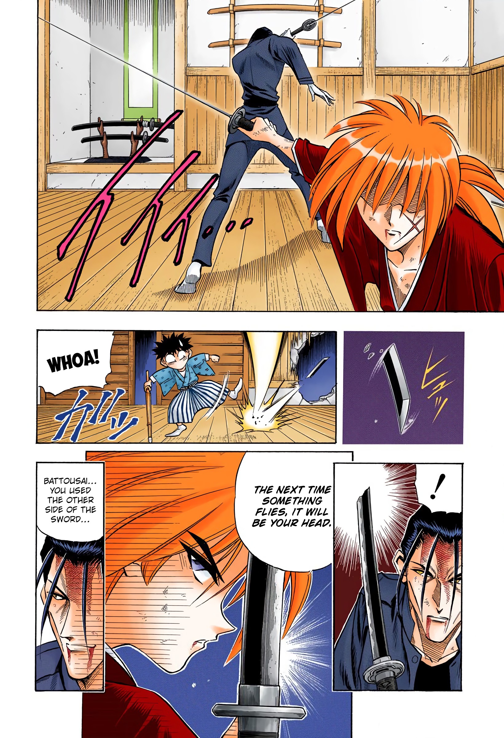 Rurouni Kenshin: Meiji Kenkaku Romantan - Digital Colored Comics - Vol.7 Chapter 54: The One Who Stopped Them