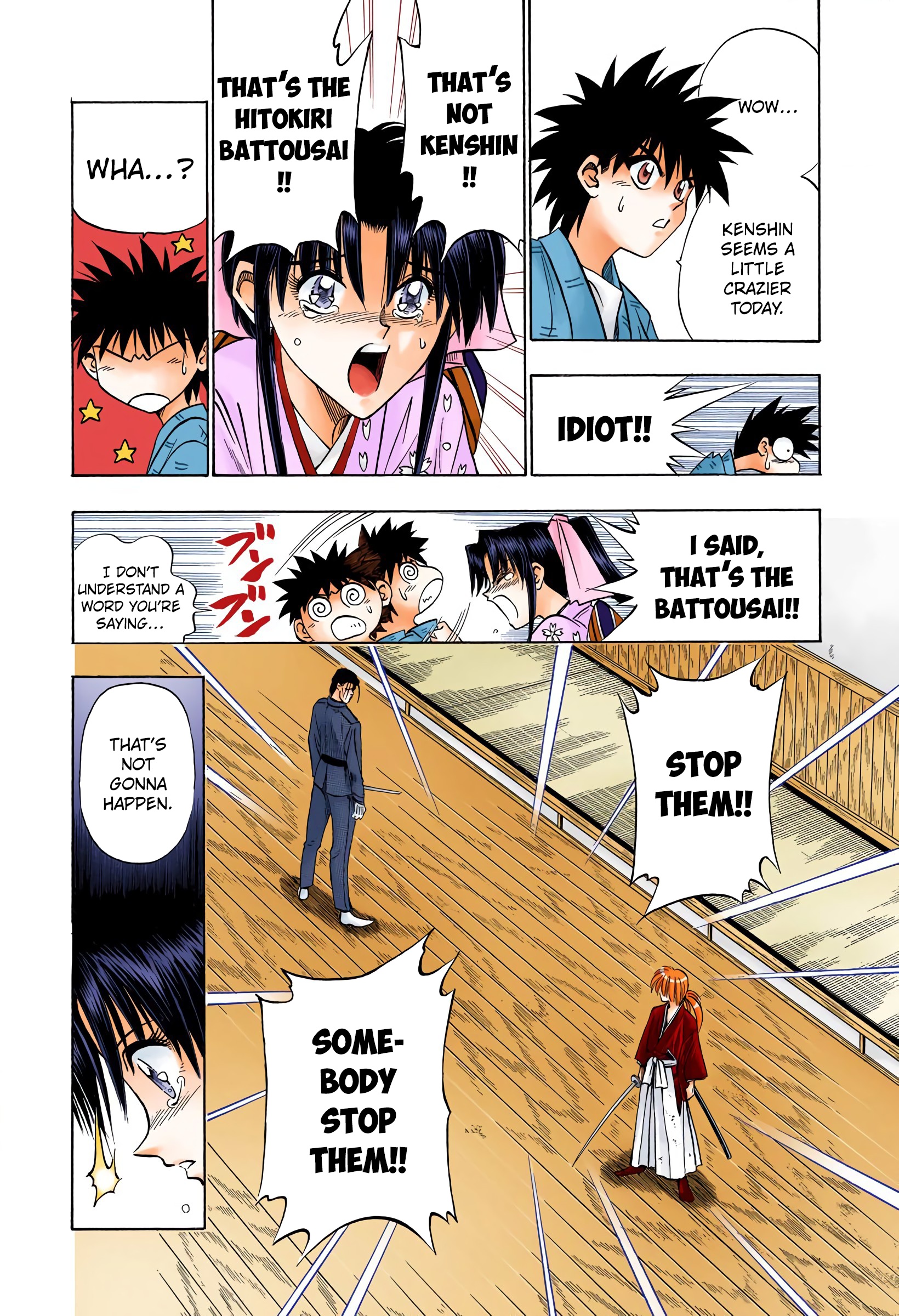 Rurouni Kenshin: Meiji Kenkaku Romantan - Digital Colored Comics - Vol.7 Chapter 54: The One Who Stopped Them