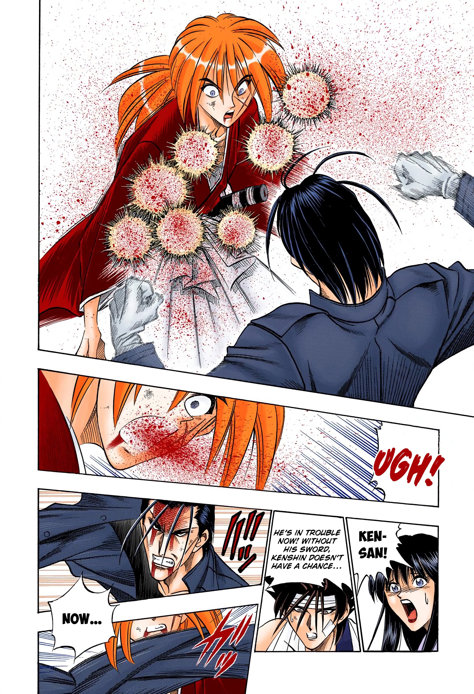 Rurouni Kenshin: Meiji Kenkaku Romantan - Digital Colored Comics - Vol.7 Chapter 54: The One Who Stopped Them