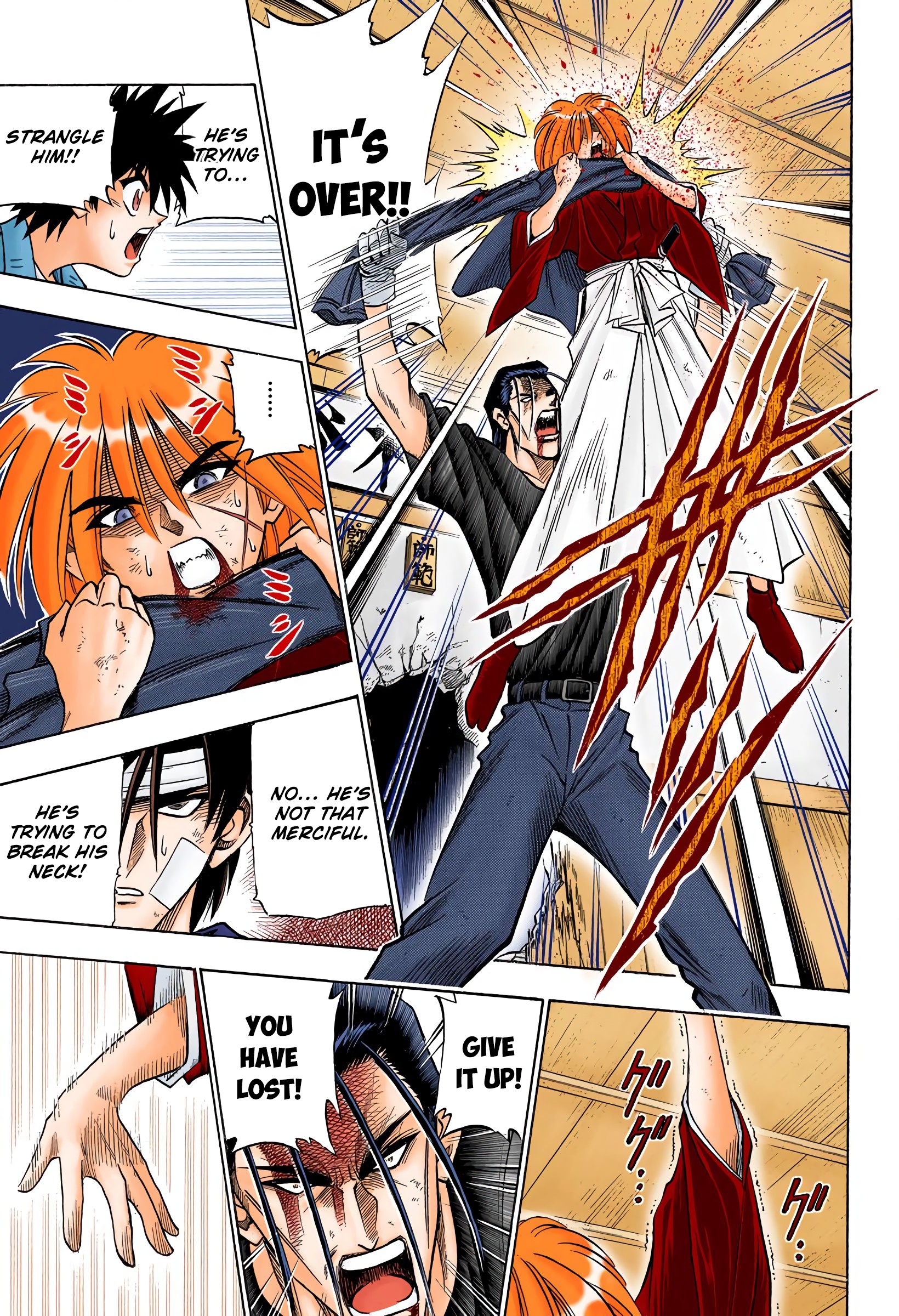 Rurouni Kenshin: Meiji Kenkaku Romantan - Digital Colored Comics - Vol.7 Chapter 54: The One Who Stopped Them