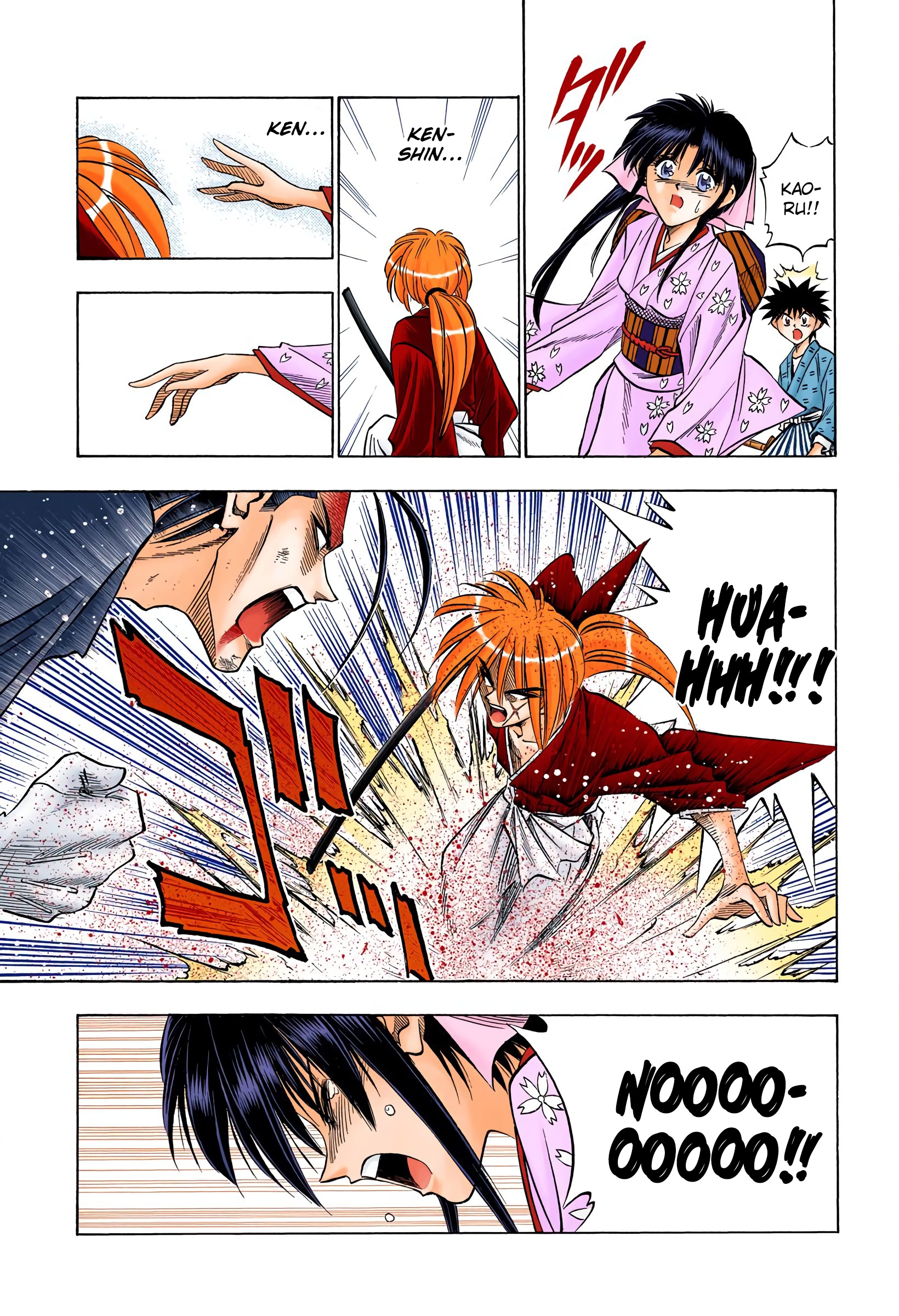 Rurouni Kenshin: Meiji Kenkaku Romantan - Digital Colored Comics - Vol.7 Chapter 54: The One Who Stopped Them