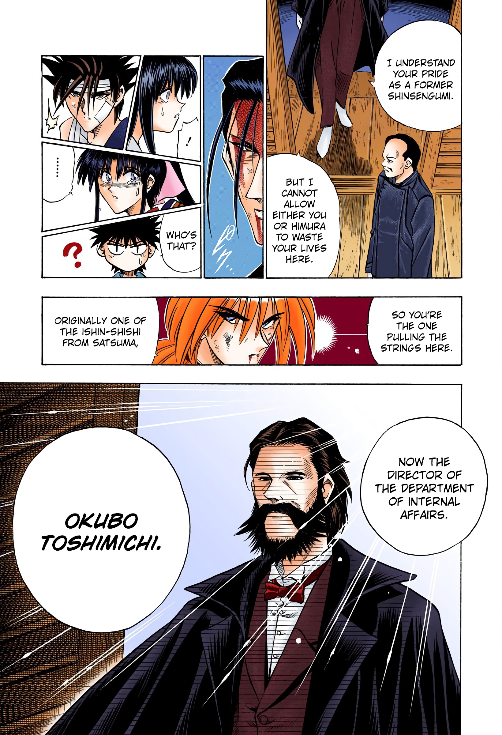 Rurouni Kenshin: Meiji Kenkaku Romantan - Digital Colored Comics - Vol.7 Chapter 54: The One Who Stopped Them