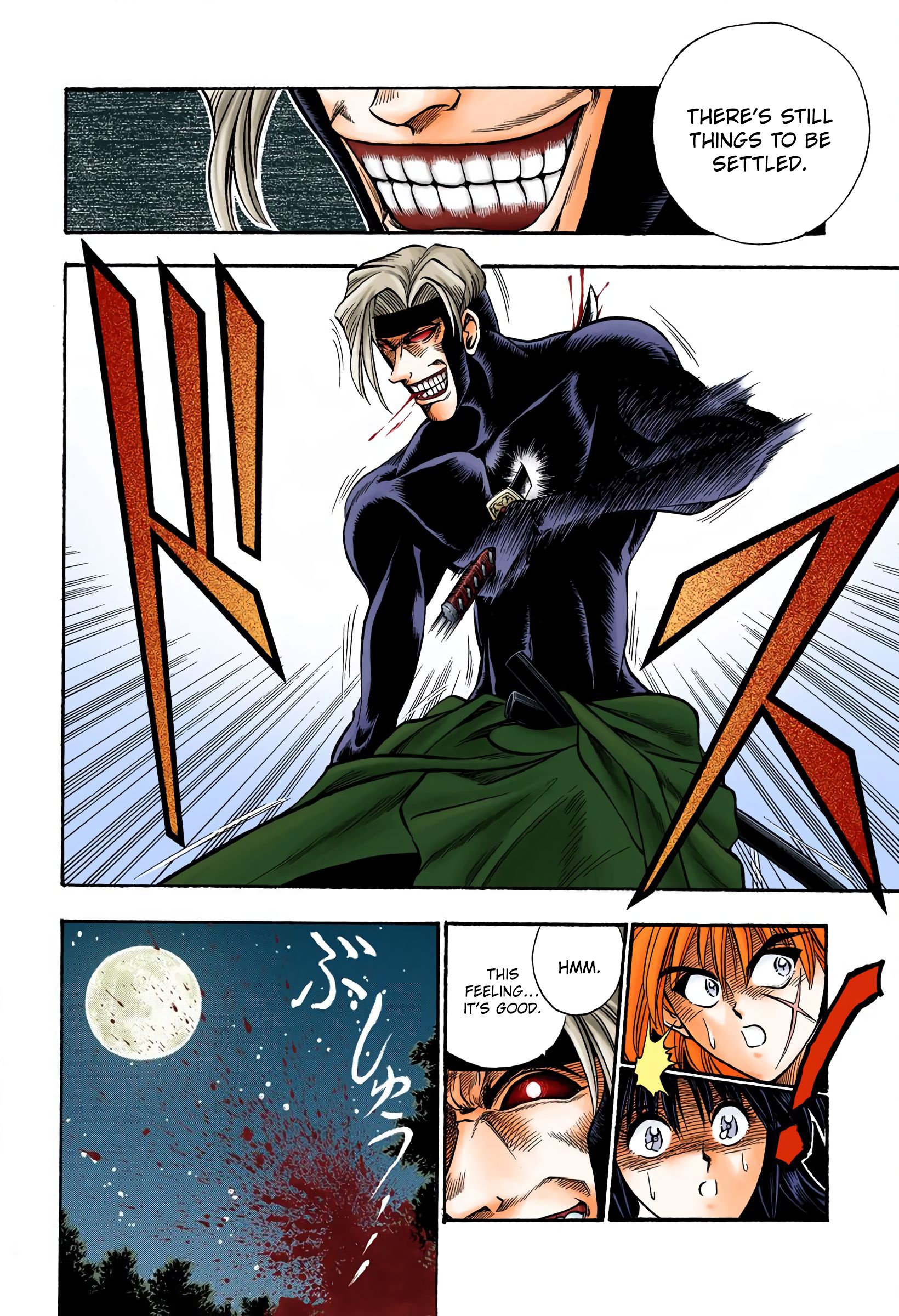 Rurouni Kenshin: Meiji Kenkaku Romantan - Digital Colored Comics - Vol.2 Chapter 14: A Final Act Under The Moon