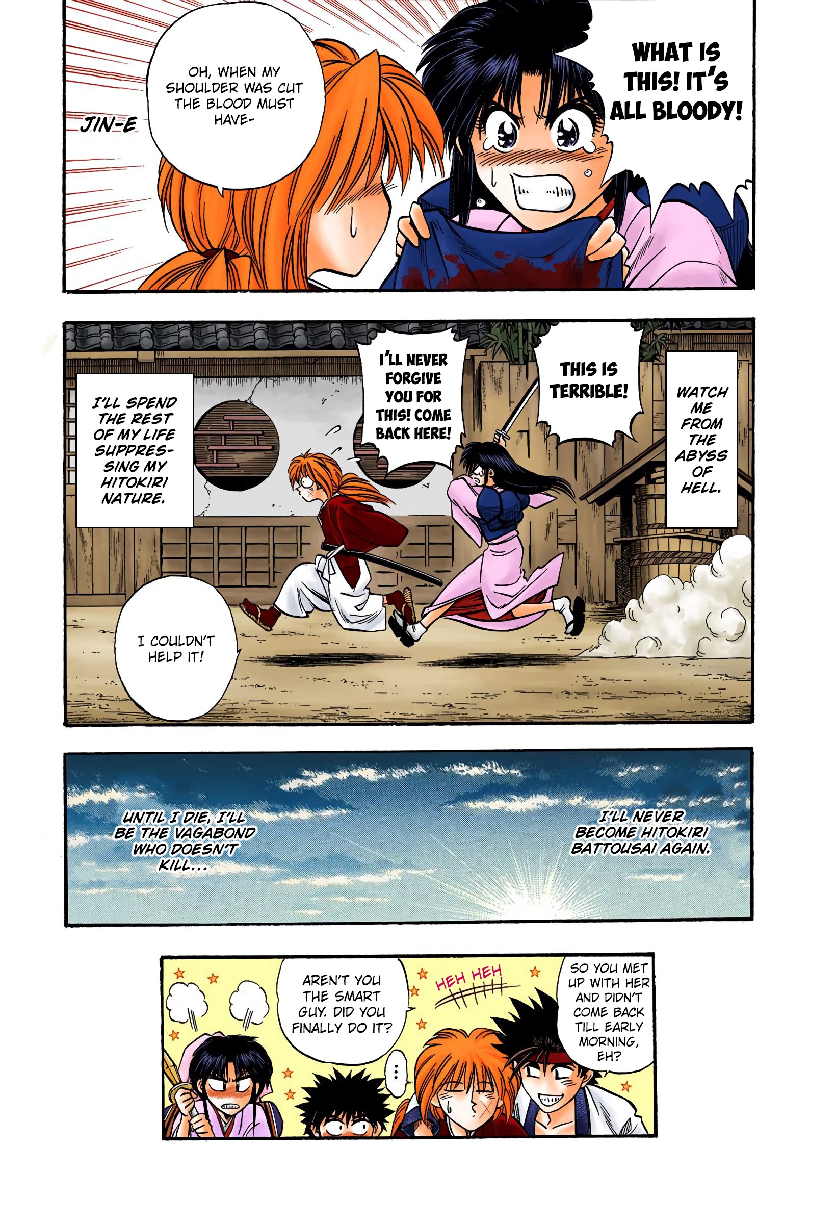 Rurouni Kenshin: Meiji Kenkaku Romantan - Digital Colored Comics - Vol.2 Chapter 14: A Final Act Under The Moon