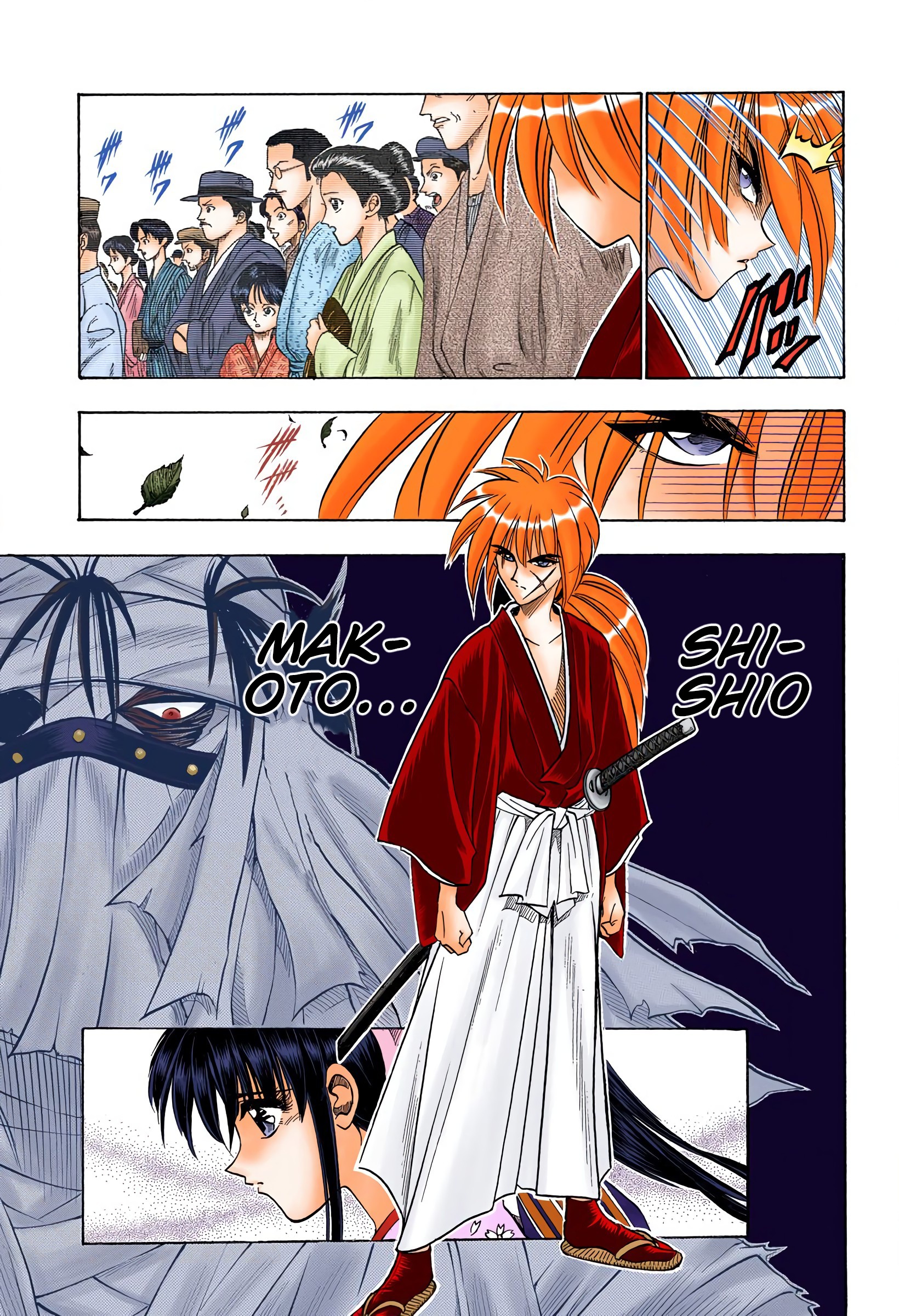 Rurouni Kenshin: Meiji Kenkaku Romantan - Digital Colored Comics - Vol.7 Chapter 56: Meiji 011, May 014Th — Morning