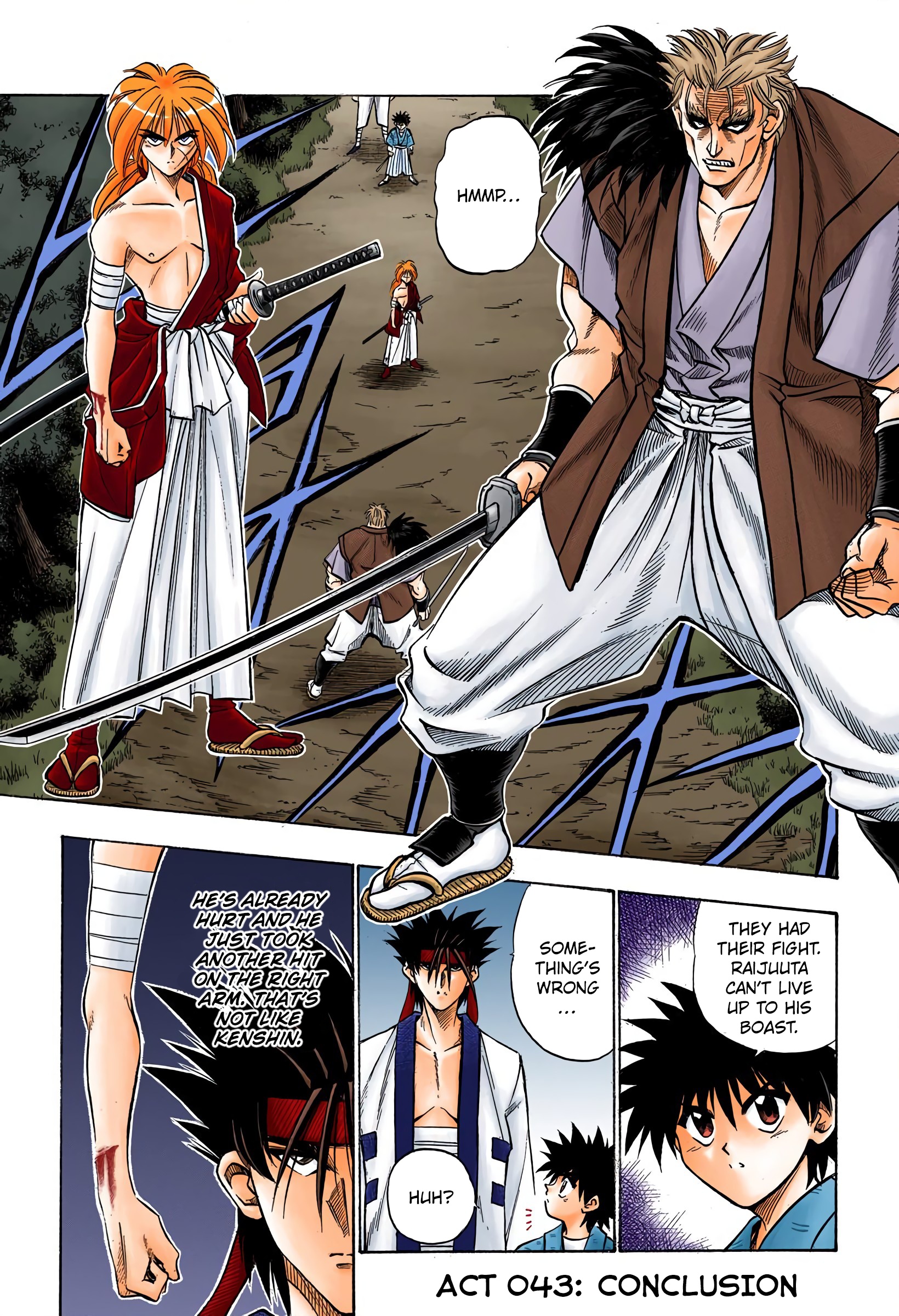 Rurouni Kenshin: Meiji Kenkaku Romantan - Digital Colored Comics - Vol.6 Chapter 43: Conclusion