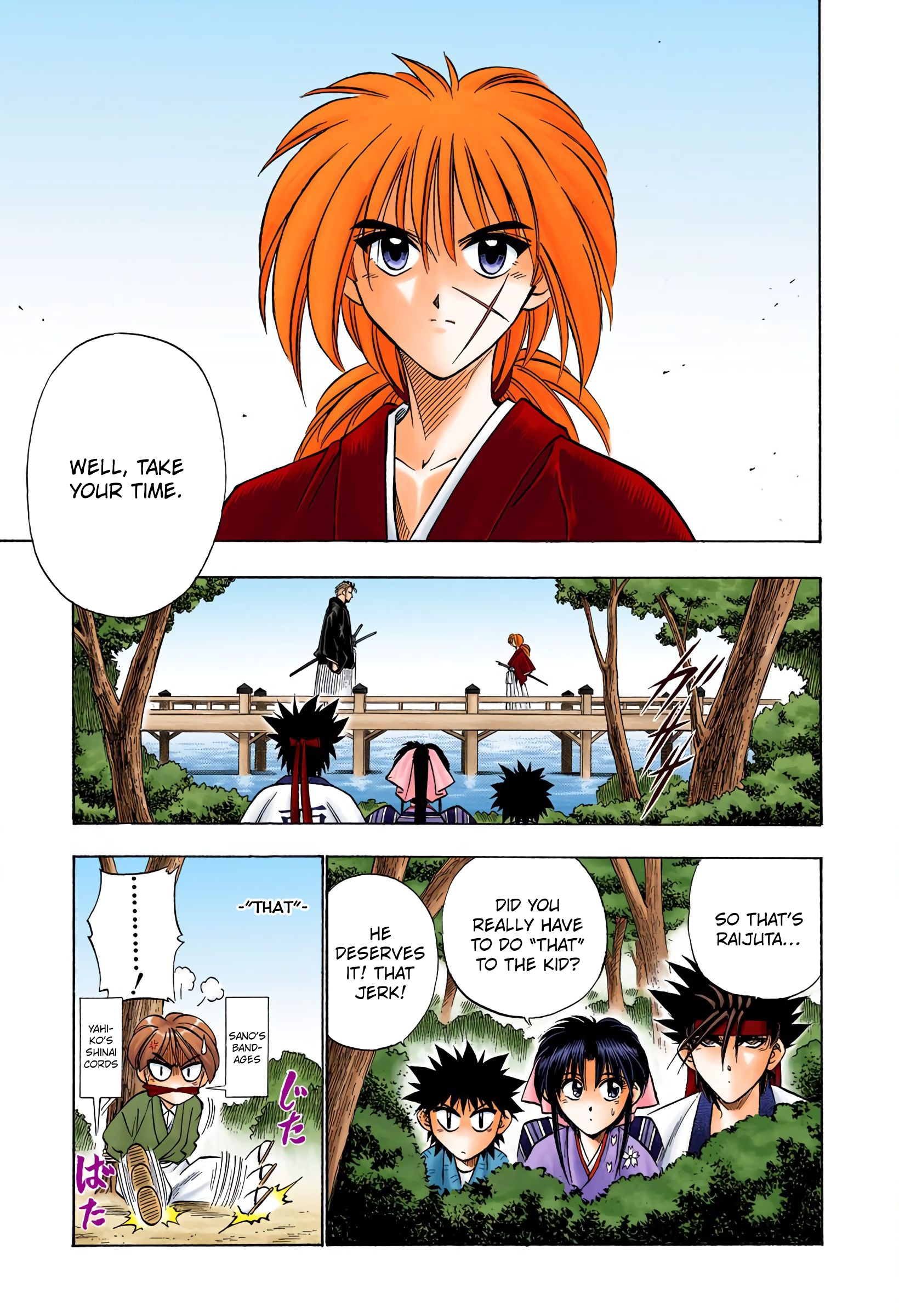 Rurouni Kenshin: Meiji Kenkaku Romantan - Digital Colored Comics - Vol.5 Chapter 37: Conversation At The Tsukayama Estate