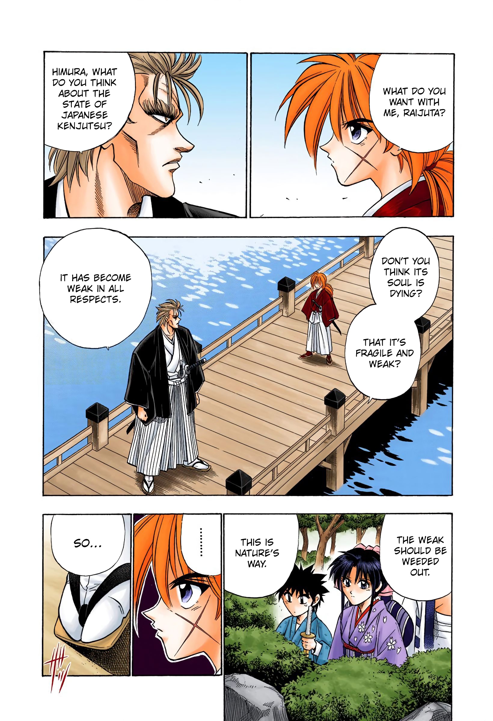 Rurouni Kenshin: Meiji Kenkaku Romantan - Digital Colored Comics - Vol.5 Chapter 37: Conversation At The Tsukayama Estate