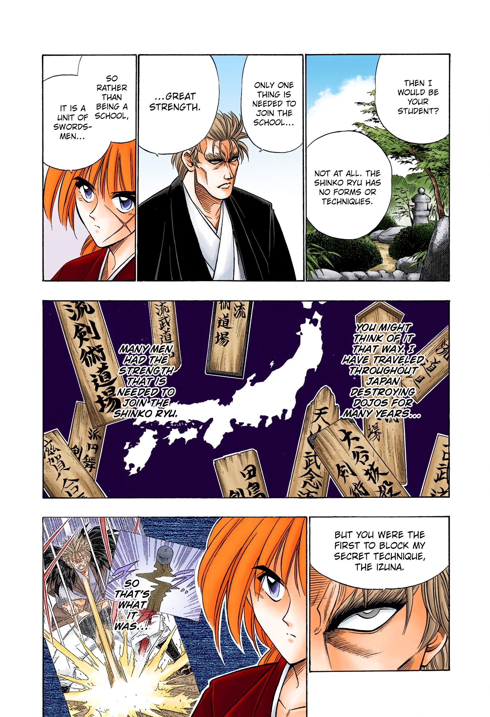 Rurouni Kenshin: Meiji Kenkaku Romantan - Digital Colored Comics - Vol.5 Chapter 37: Conversation At The Tsukayama Estate