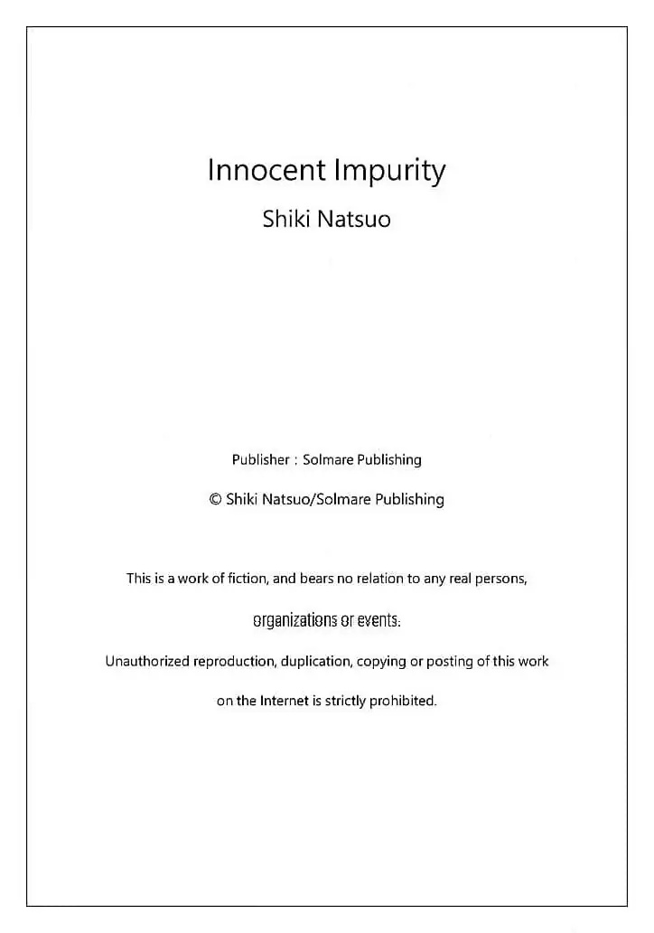 Innocent Impurity - Chapter 1