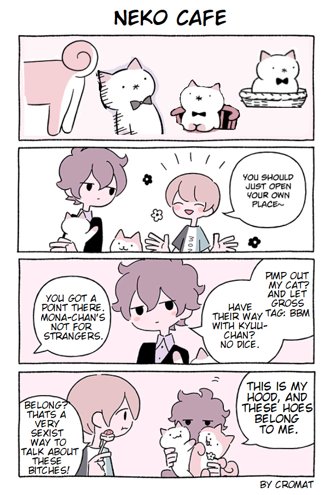 Hungry Cat Kyuu-Chan (Fan Comic) - Chapter 50: Neko Cafe