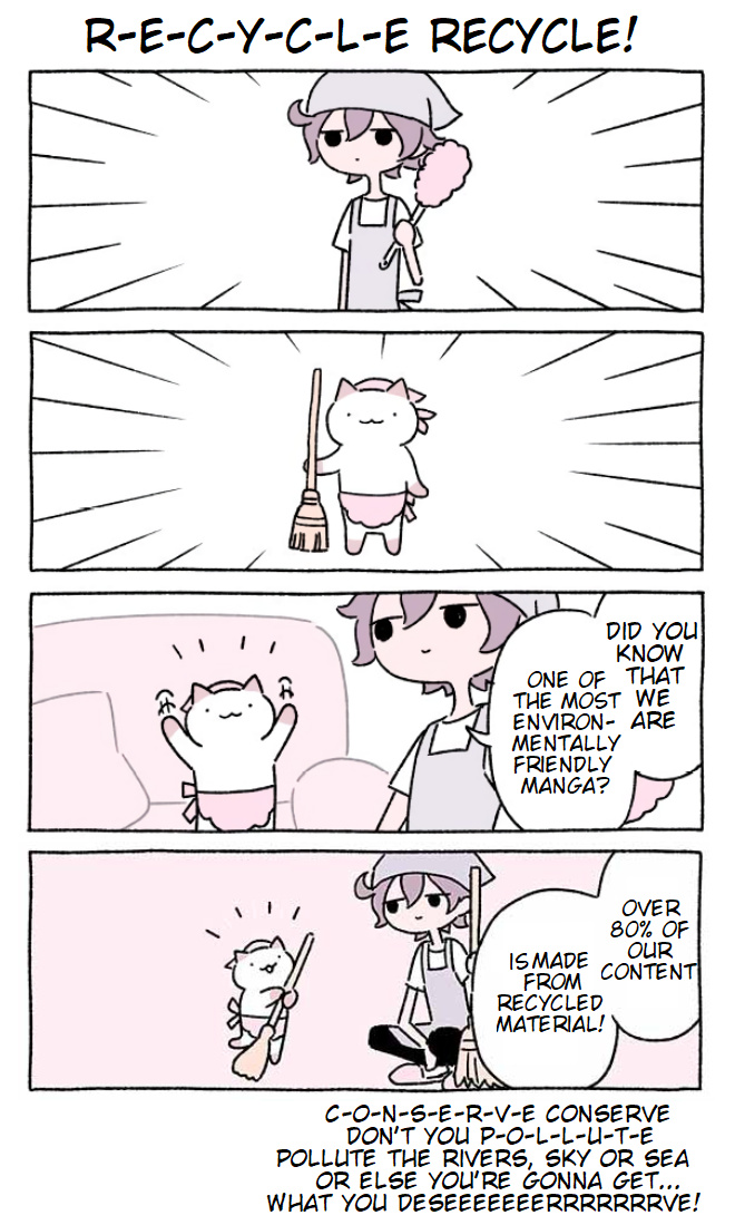 Hungry Cat Kyuu-Chan (Fan Comic) - Chapter 124: R-E-C-Y-C-L-E Recycle!