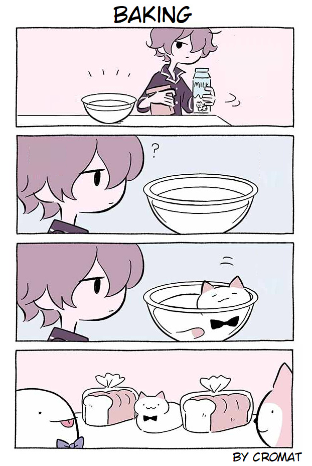 Hungry Cat Kyuu-Chan (Fan Comic) - Chapter 263: Baking