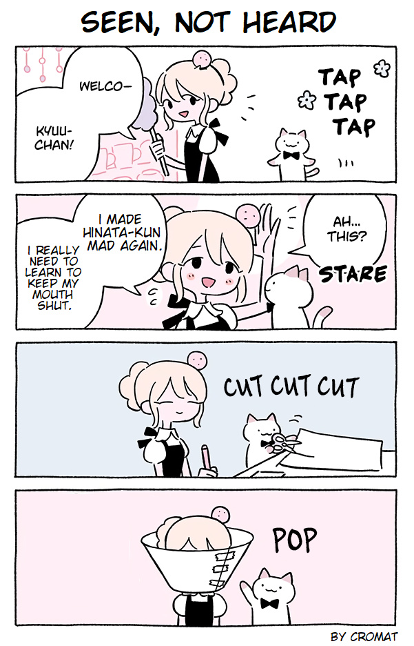 Hungry Cat Kyuu-Chan (Fan Comic) - Chapter 95: Seen, Not Heard