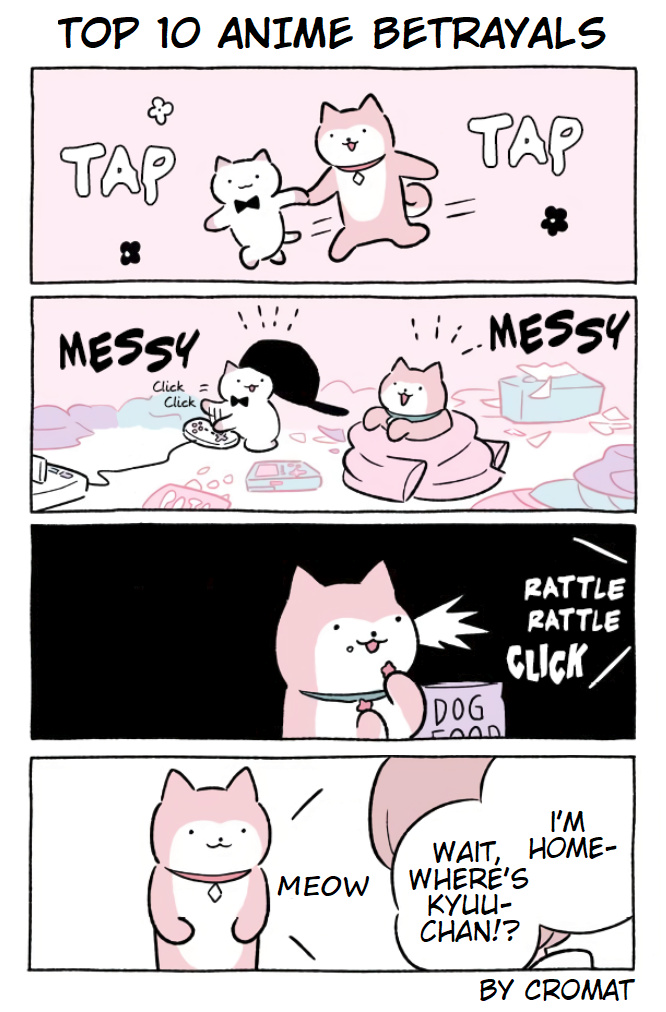 Hungry Cat Kyuu-Chan (Fan Comic) - Chapter 27: Top 10 Anime Betrayals