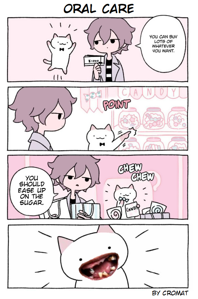 Hungry Cat Kyuu-Chan (Fan Comic) - Chapter 106: Oral Care