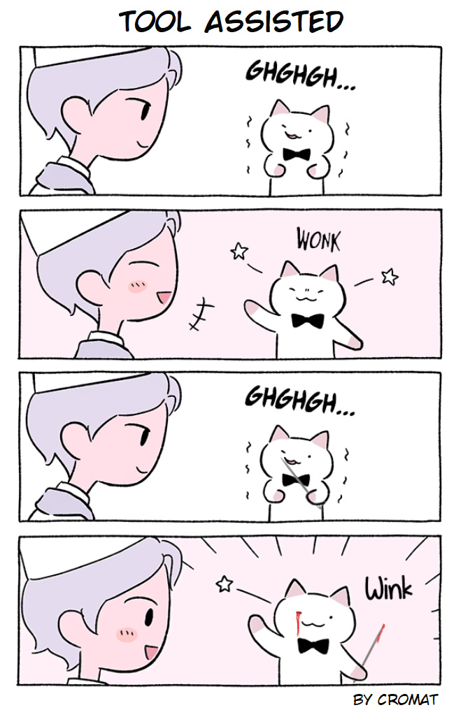 Hungry Cat Kyuu-Chan (Fan Comic) - Chapter 90: Tool Assisted