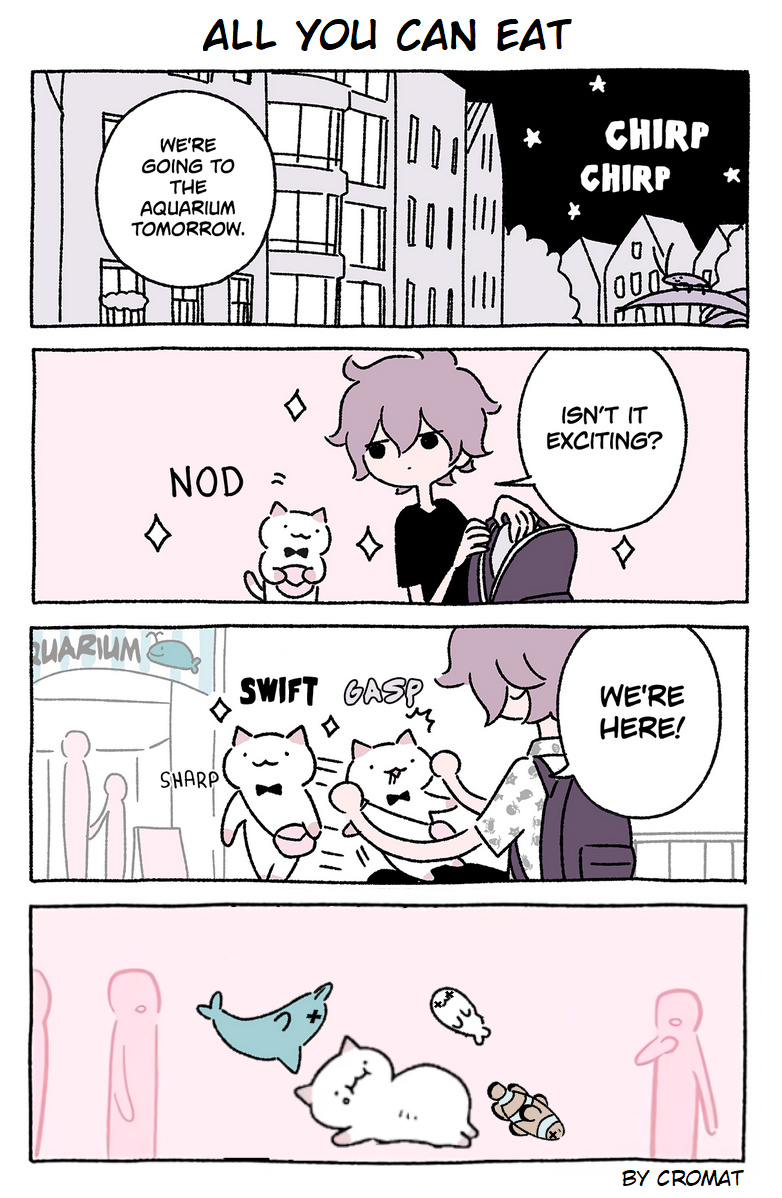 Hungry Cat Kyuu-Chan (Fan Comic) - Chapter 114: All You Can Eat