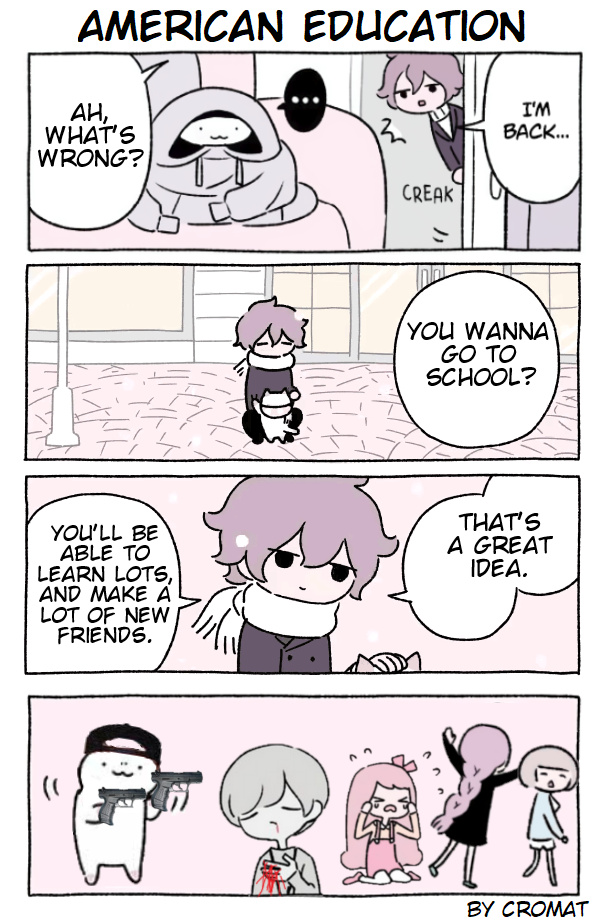 Hungry Cat Kyuu-Chan (Fan Comic) - Chapter 180: American Education