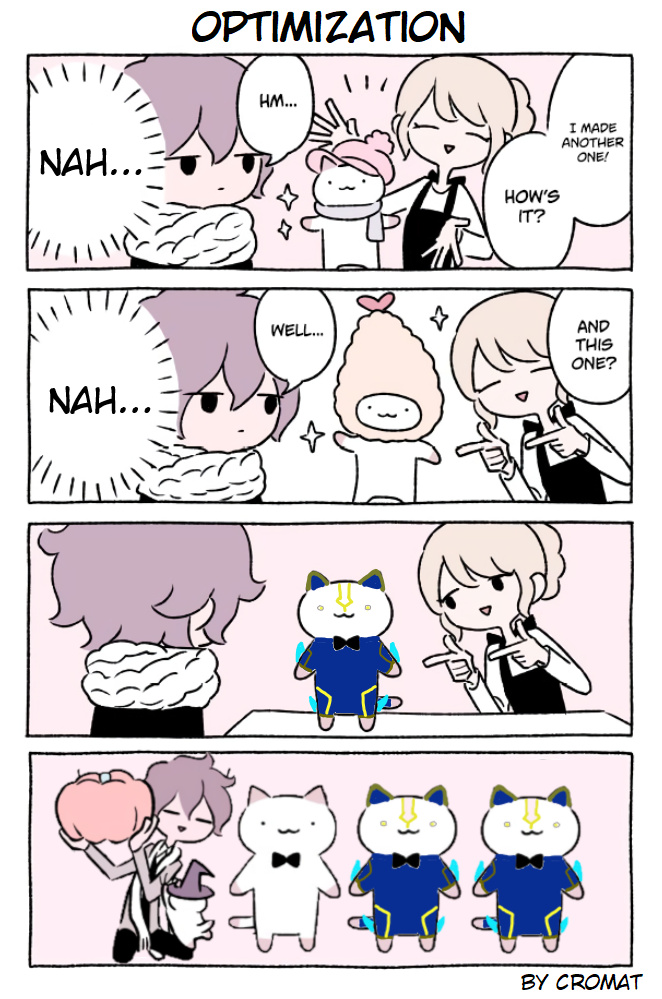 Hungry Cat Kyuu-Chan (Fan Comic) - Chapter 196: Optimization