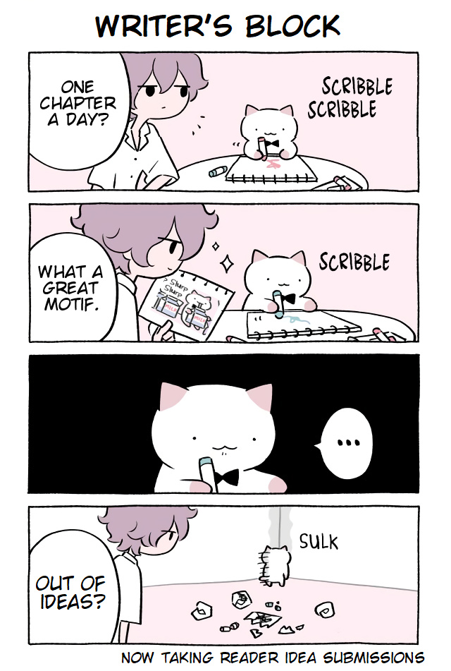 Hungry Cat Kyuu-Chan (Fan Comic) - Chapter 122: Writer's Block