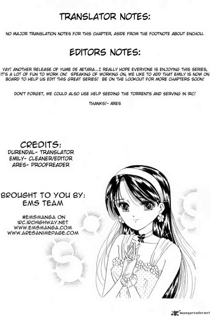 Yume De Aetara - Chapter 3 : Say Yes