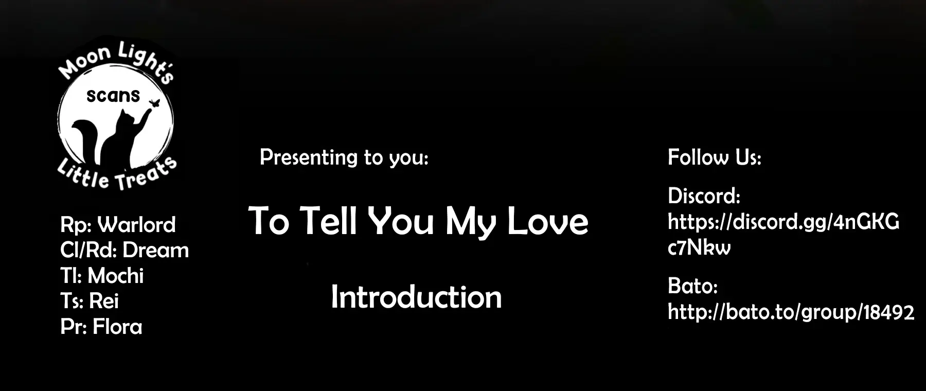 To Tell You My Love - Chapter : Introduction