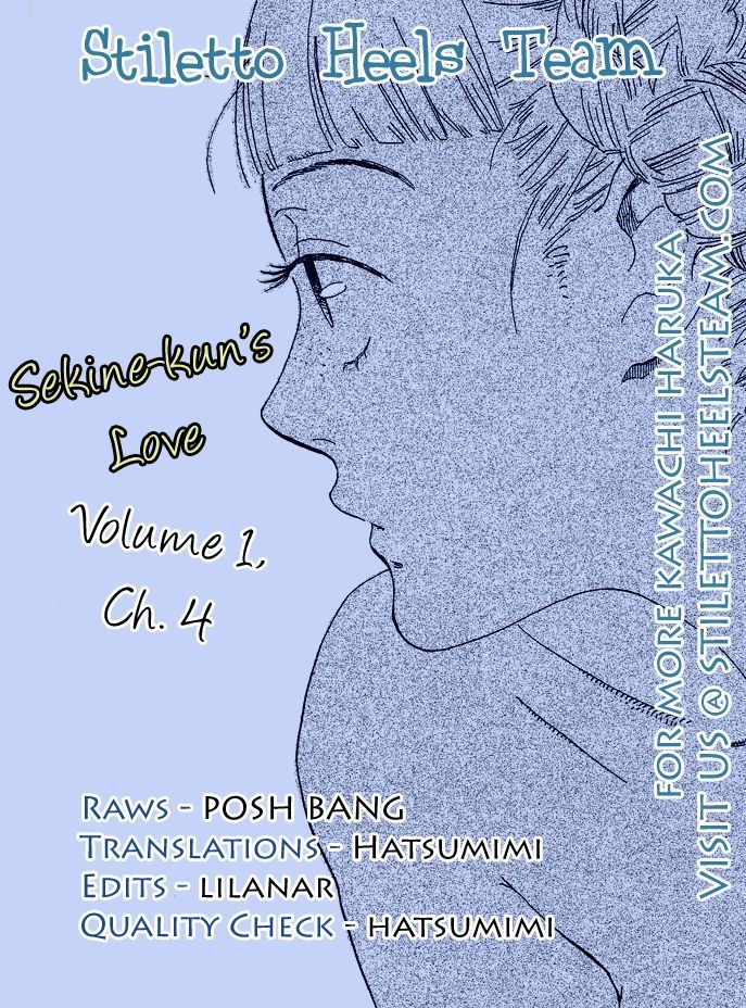 Sekine-Kun No Koi - Vol.1 Chapter 4 : Moving Forward