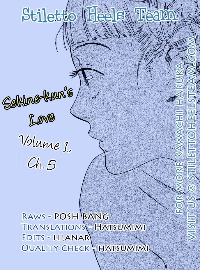 Sekine-Kun No Koi - Vol.1 Chapter 5 : Sudden Turn