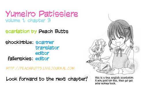 Yumeiro Patissiere - Vol.1 Chapter 3