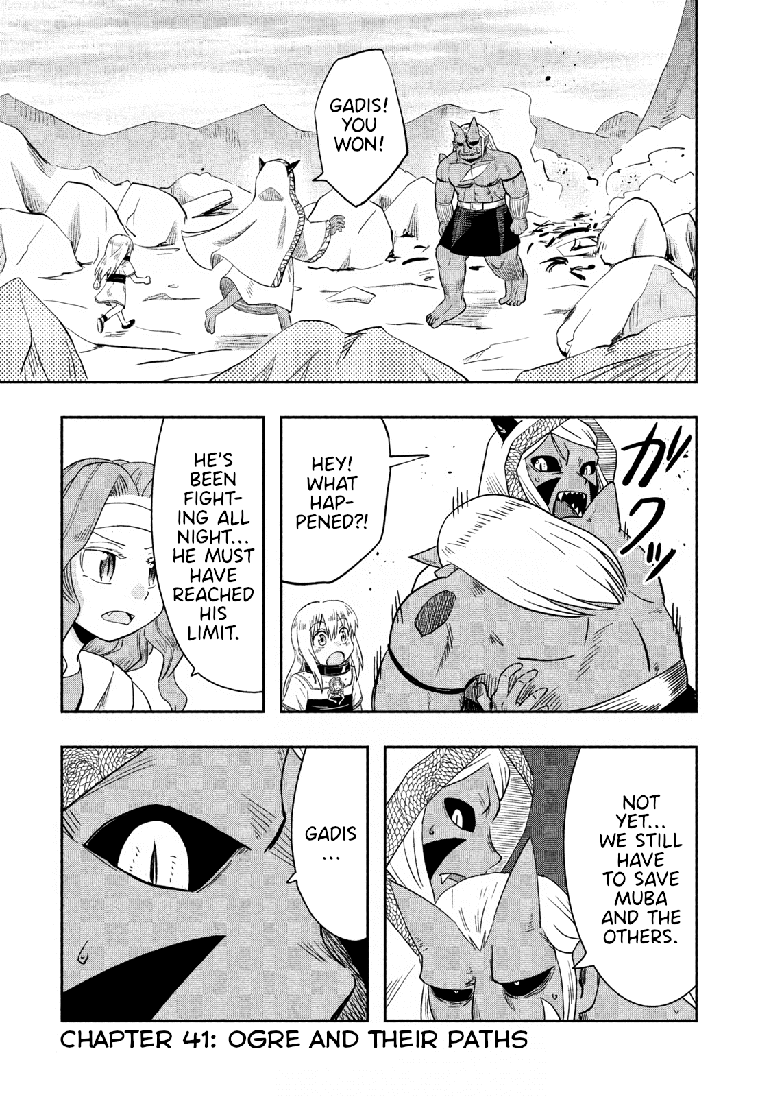 Ooga No Aniki To Doreichan - Vol.4 Chapter 41: Ogre And Their Paths