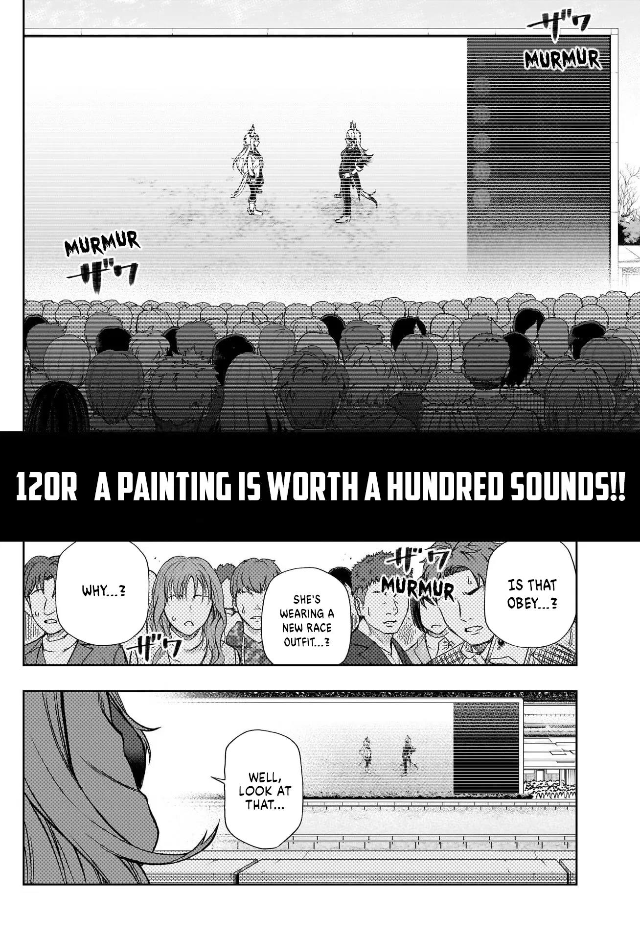 Uma Musume: Cinderella Gray - Vol.14 Chapter 120: A Painting Is Worth A Hundred Sounds!!