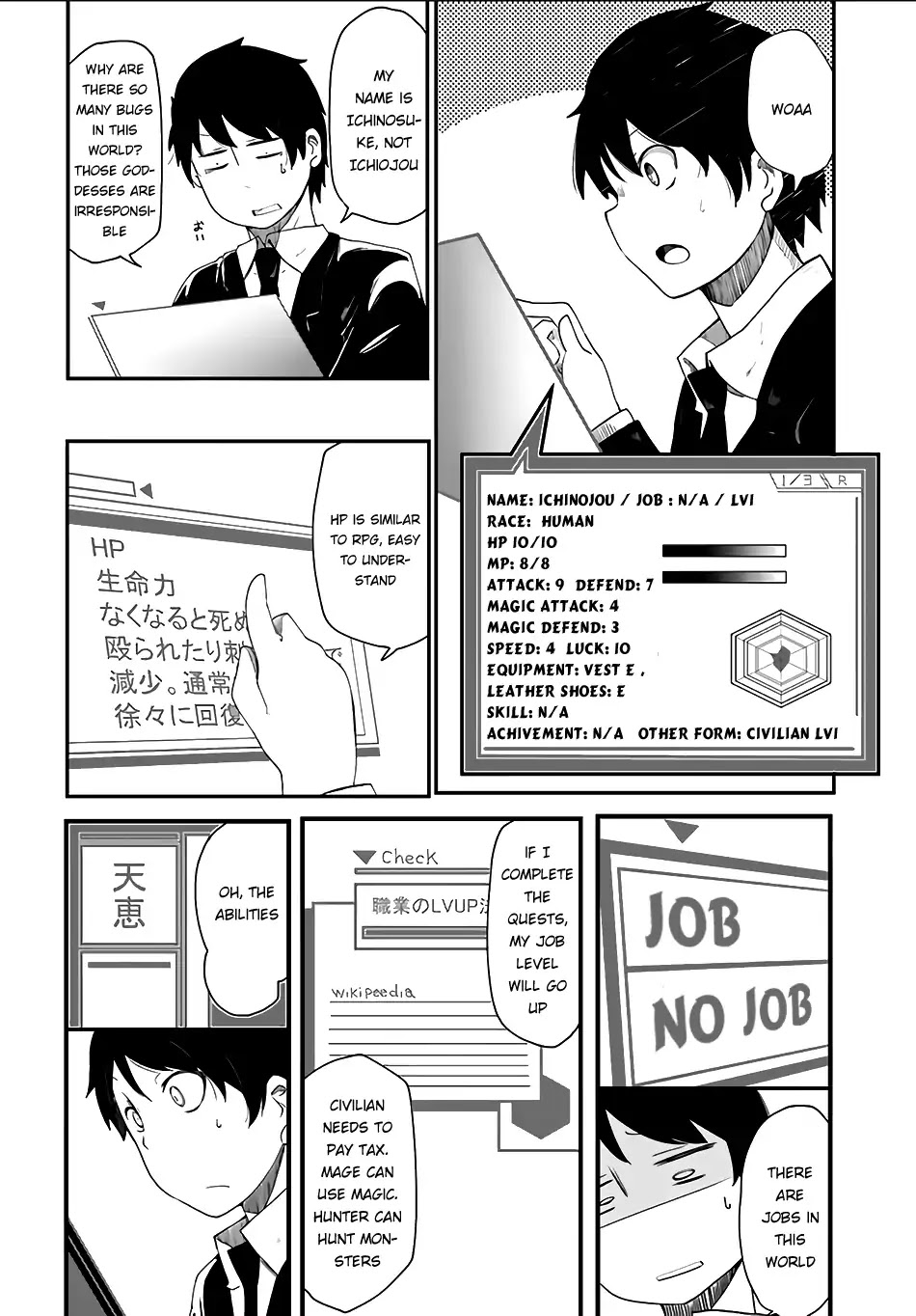 Seichou Cheat De Nandemo Dekiru You Ni Natta Ga, Mushoku Dake Wa Yamerarenai You Desu - Chapter 1