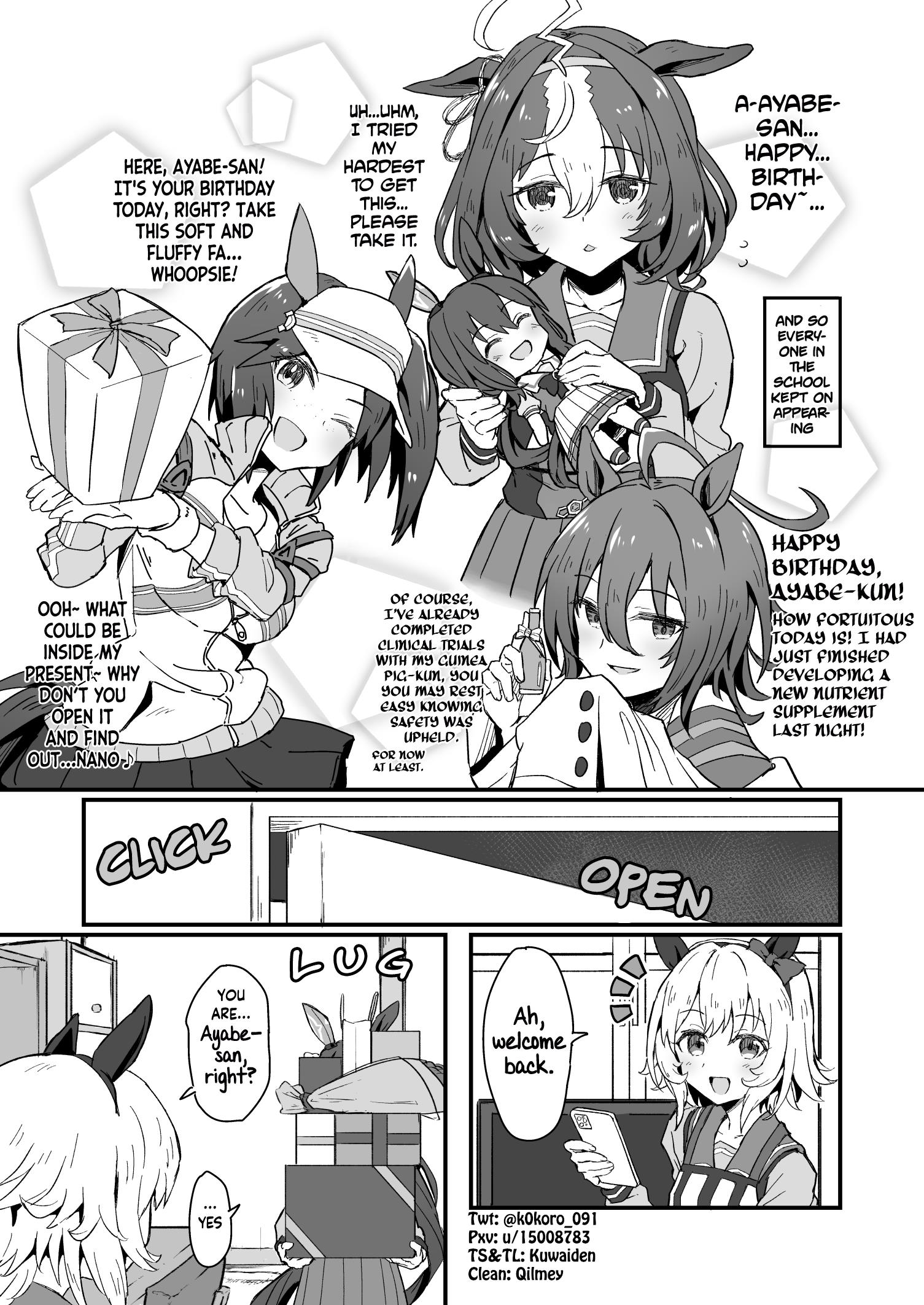 Kokoro-Sensei's Umamusume Shorts (Doujinshi) - Chapter 10: Admire Vega Birthday Manga