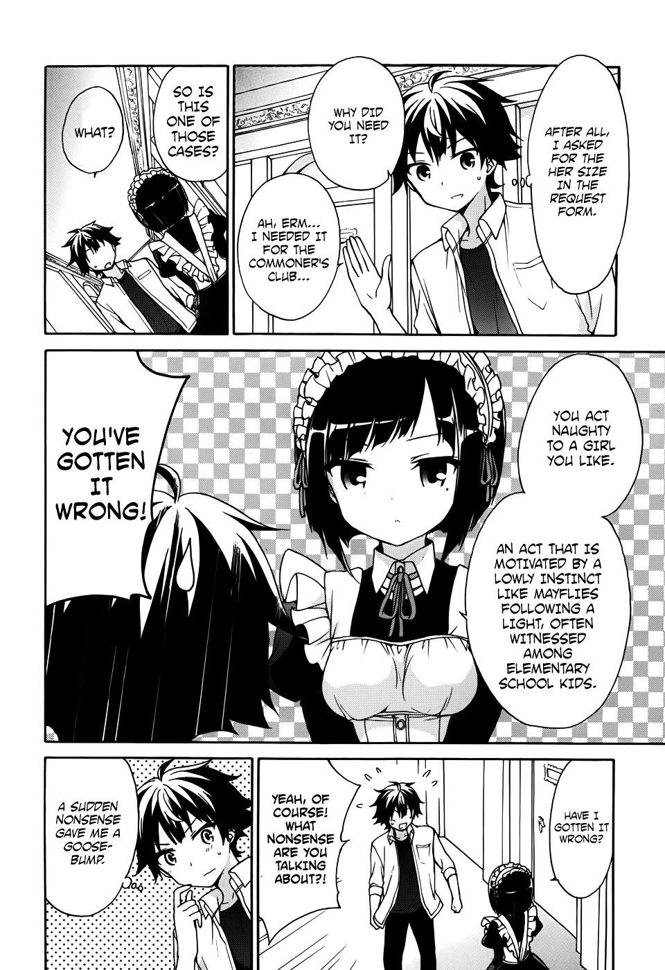 Ore Ga Ojou-Sama Gakkou Ni - Chapter 28 : It S Been Bothering Me For Awhile, But What The Heck Does It Mean By  Get You ?