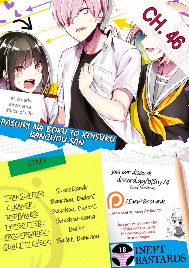 Pashiri Na Boku To Koi Suru Banchou-San - Chapter 46