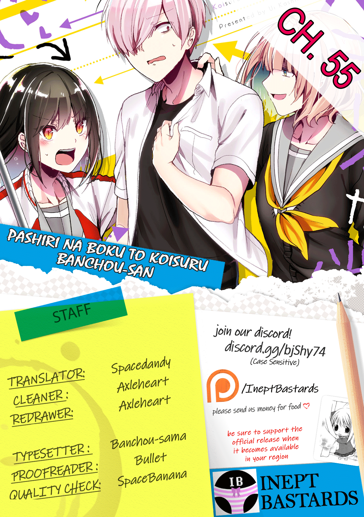 Pashiri Na Boku To Koi Suru Banchou-San - Chapter 55