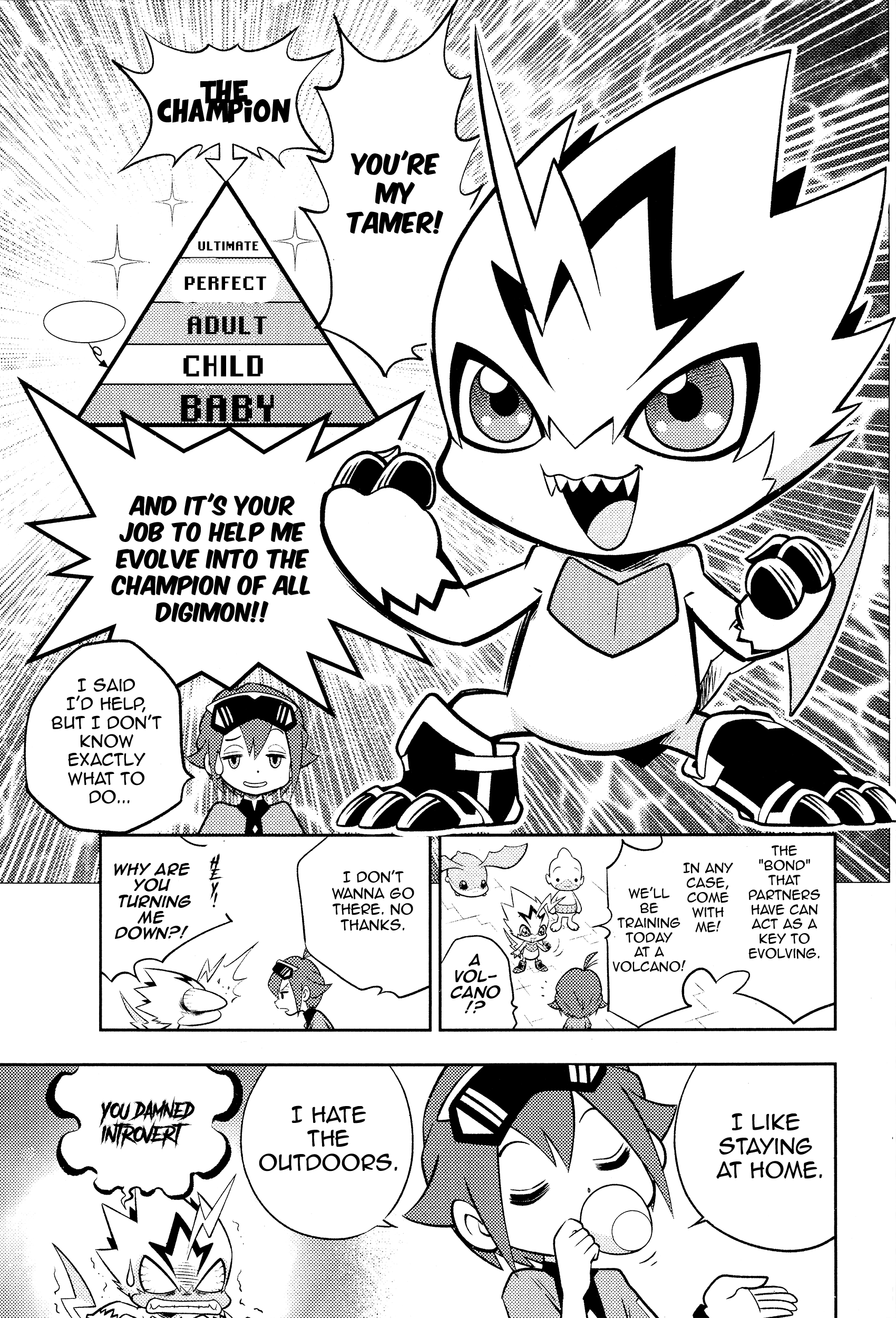 Digimon Dreamers - Vol.1 Chapter 2: Indoor Tamer Ritsu