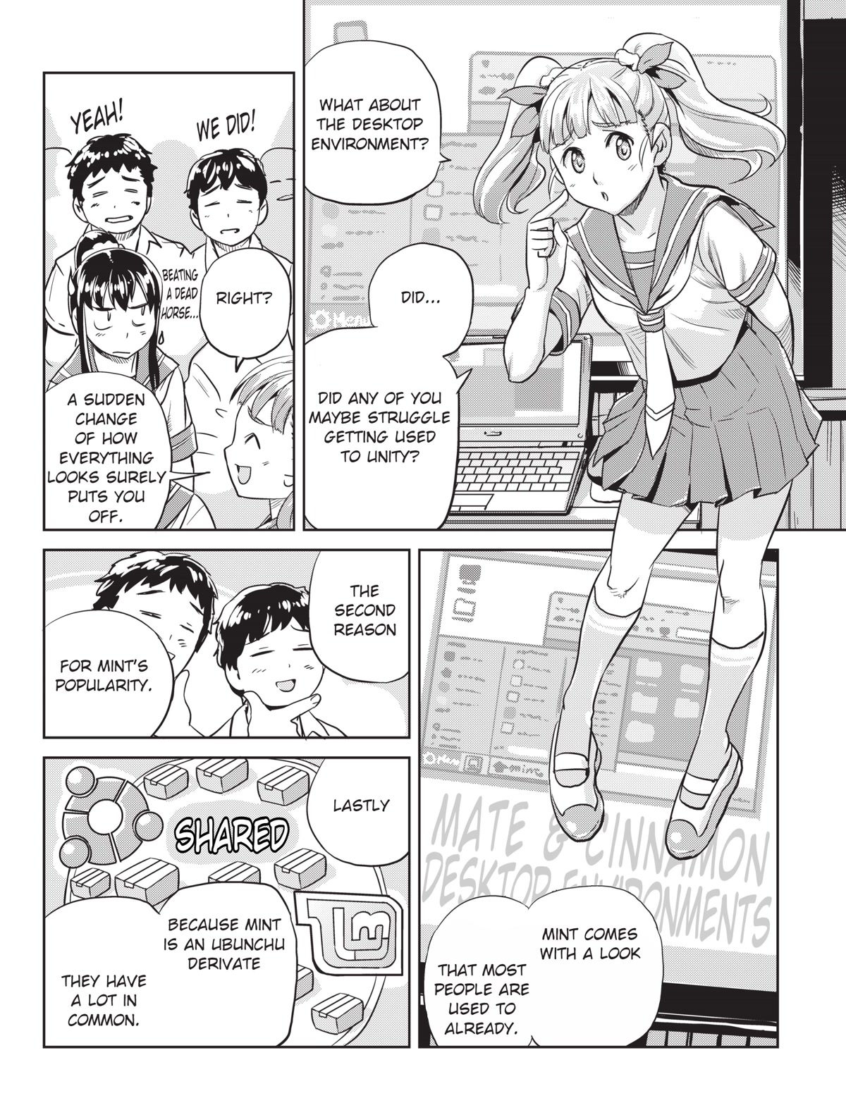 Ubunchu! - Chapter 12: Rule Of A Sister Distro! Mint-Chan [End]