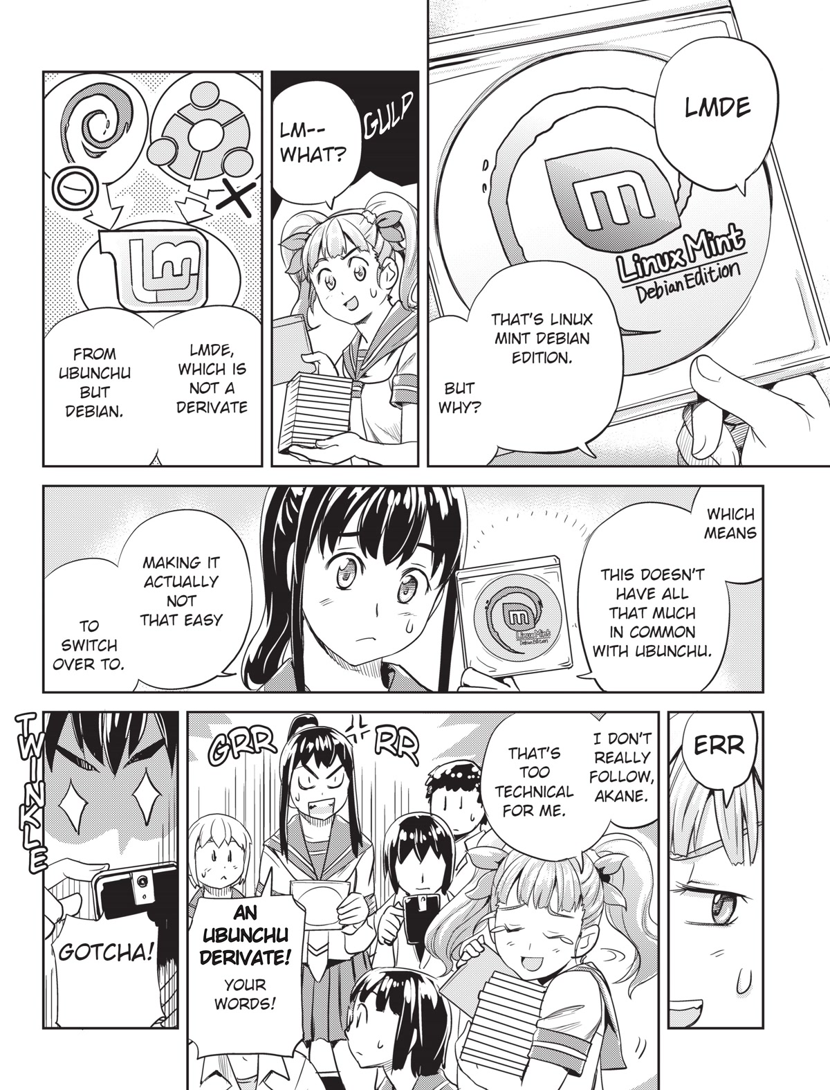 Ubunchu! - Chapter 12: Rule Of A Sister Distro! Mint-Chan [End]