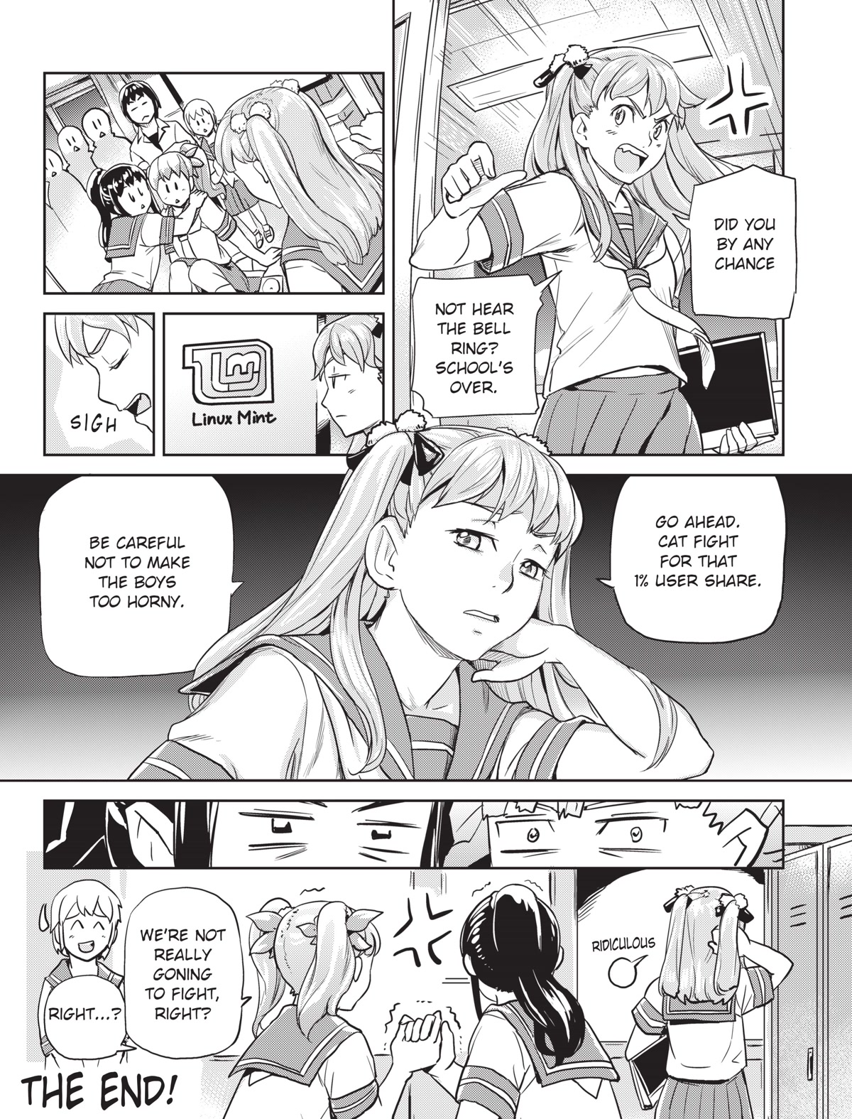 Ubunchu! - Chapter 12: Rule Of A Sister Distro! Mint-Chan [End]