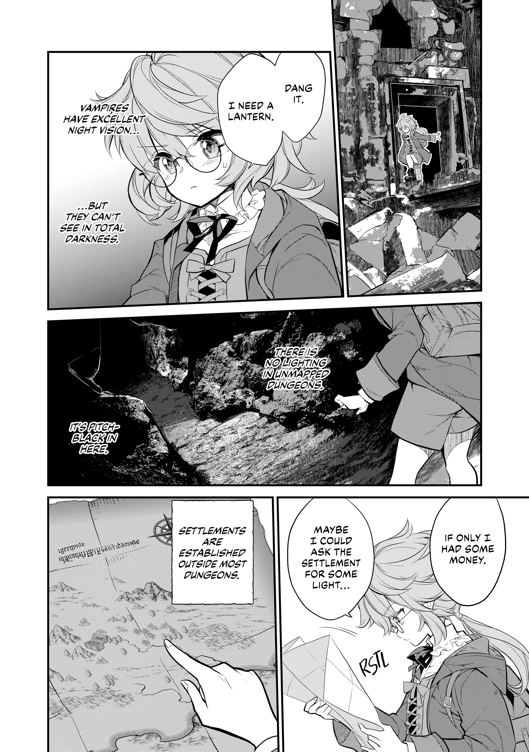 Kaketa Tsuki no Mercedes ~Kyuuketsuki no Kizoku ni Tensei Shitakedo Suterare Sounanode Dungeon wo Seihasuru~ @COMIC - Chapter 4