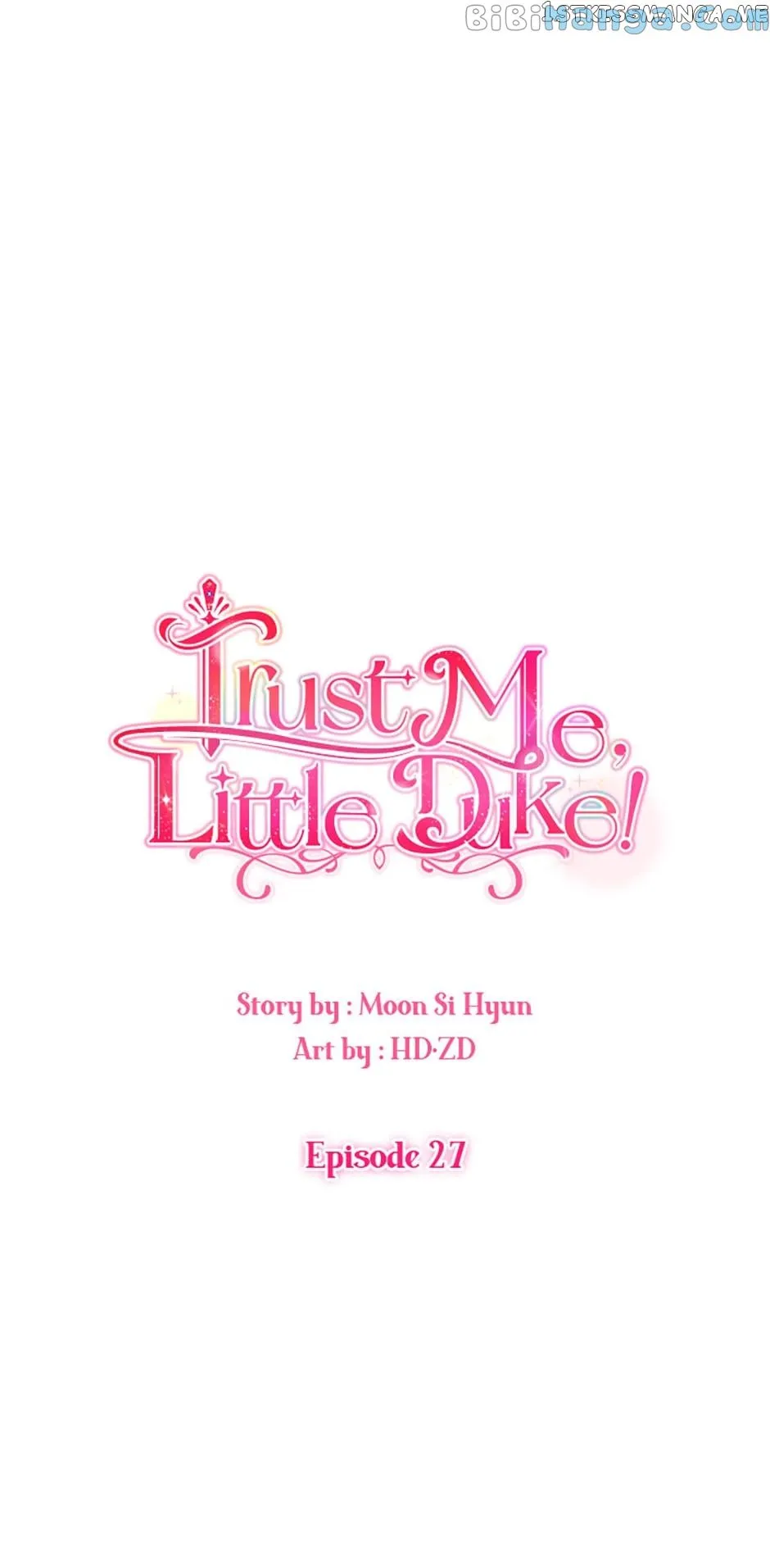 Hey, Little Duke, Just Trust This Sister! - Chapter 27